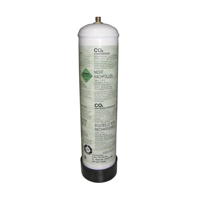 Bombona CO2 Deshechable 1kg. Bombona CO2 Deshechable 1kg.