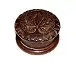 Grinder engraved rosewood