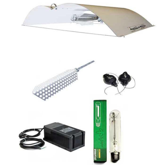 Kit de iluminación Adjust-a-Wings Blanco Grande 400w Floración Kit de iluminación Adjust-a-Wings Blanco Grande 400w Floración