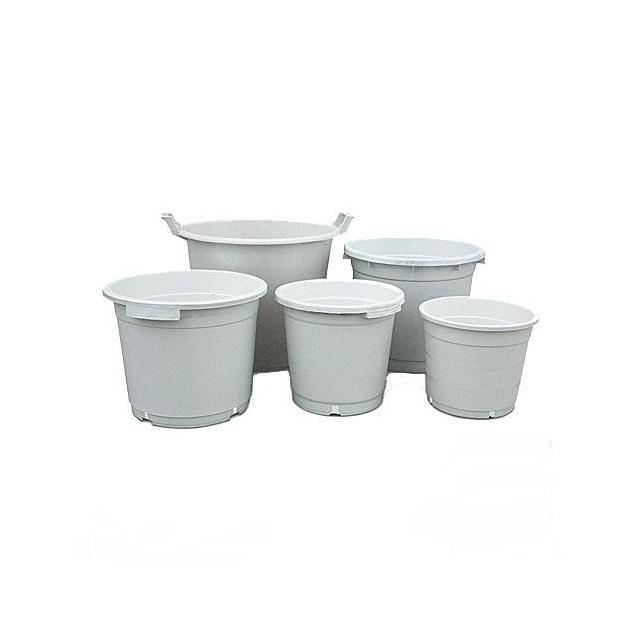 Pot blanc rond