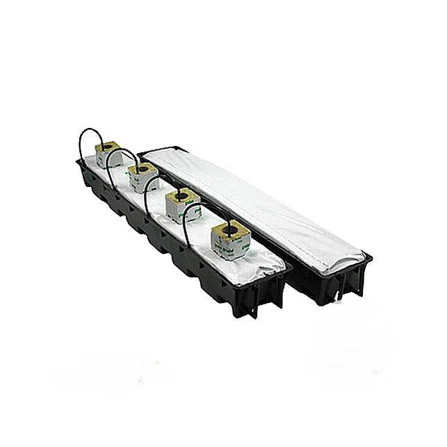 Pot pour Slabs de laine de roche ou Coco avec drainage