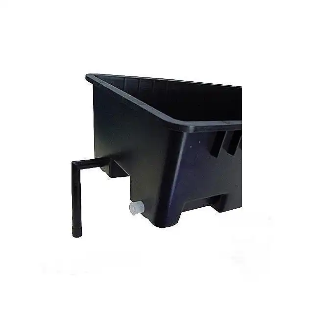 Pot for Rock Wool Slabs or Coco with Drain