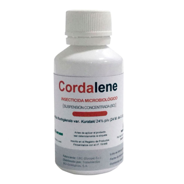 Cordalene se compone principalmente de Bacillus Thurgiensis...