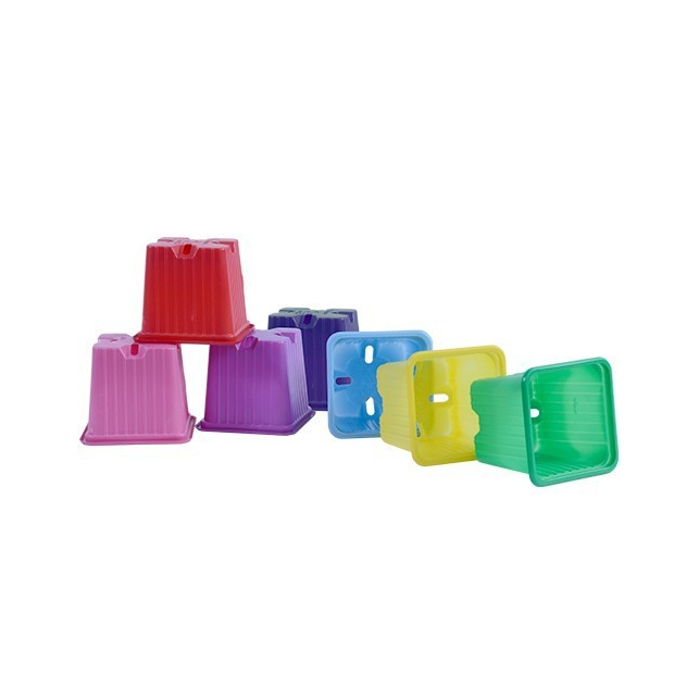 Macetas de colores 7 x 7 x 6 cm Macetas de colores 7 x 7 x 6 cm