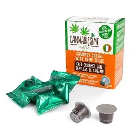 Cannabissimo coffee in capsules