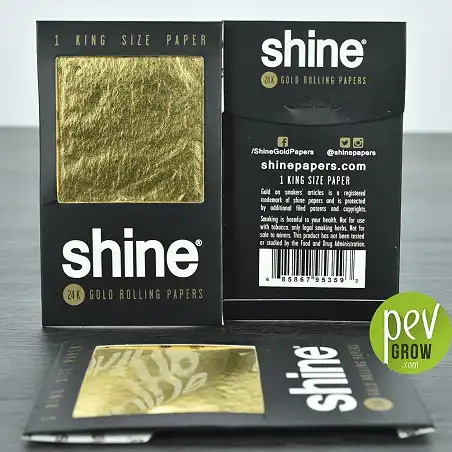 Papel de liar color oro Papel Gold 24K Shine