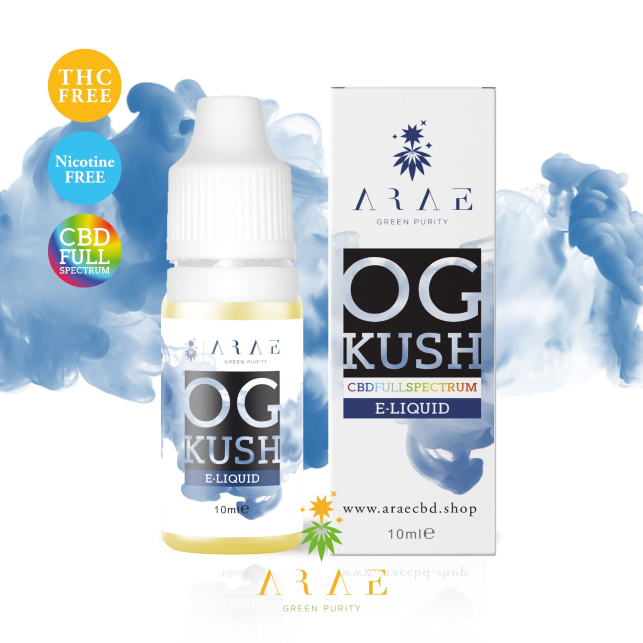 Los e-liquids de ARAE están pensados para aquellos vapeadores gourmet amantes del cáñamo, con un aroma 100% auténtico y diferentes concentraciones de CBD por cada perfil de terpenos propuestos.