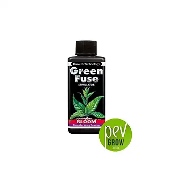 Greenfuse Bloom Ionic, estimulador de la floración, en frasco negro de 100 ml.