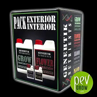 Genehtik Fertilizer Pack for outdoor cultivation in carton packaging.