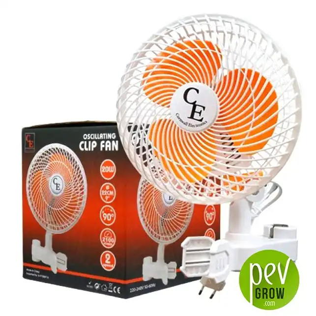 Oscillating Clip-on Cabinet Fan