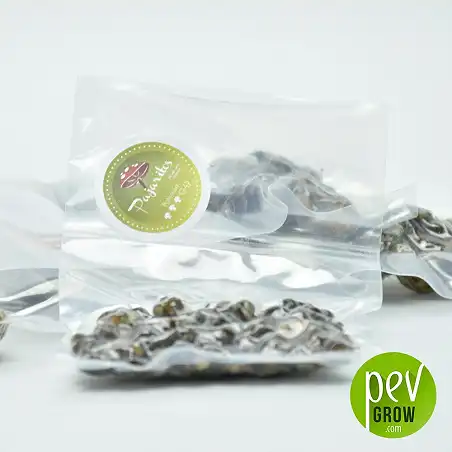 Pajaritos Magic Truffles, emballage transparent, expérience sociable et très approprié entre amis.