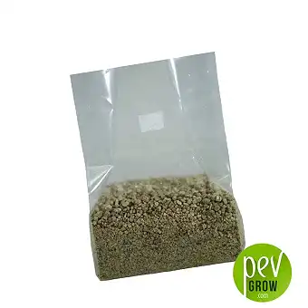 Brown rice flour to grow mushrooms