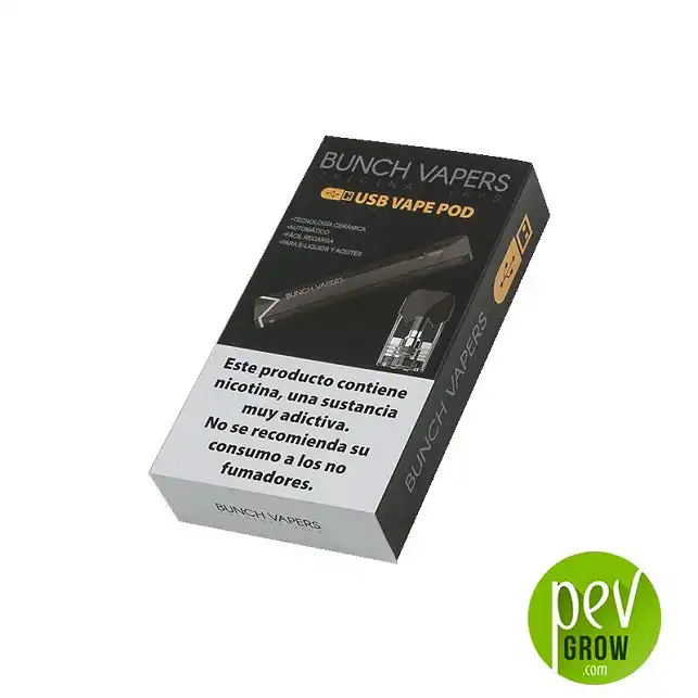 Kit POD Vaporizador Negro Bunch Vapers 1