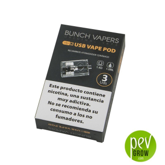 Spare POD Ceramic Bunch Vapers package