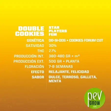 Double Cookies características - BSF Seeds