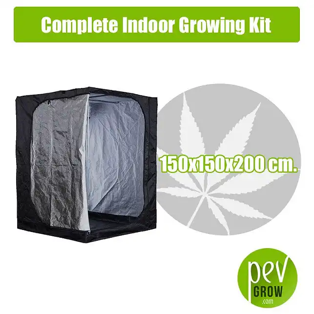 Komplettes Indoor Growing Kit 150x150x200 cm 4