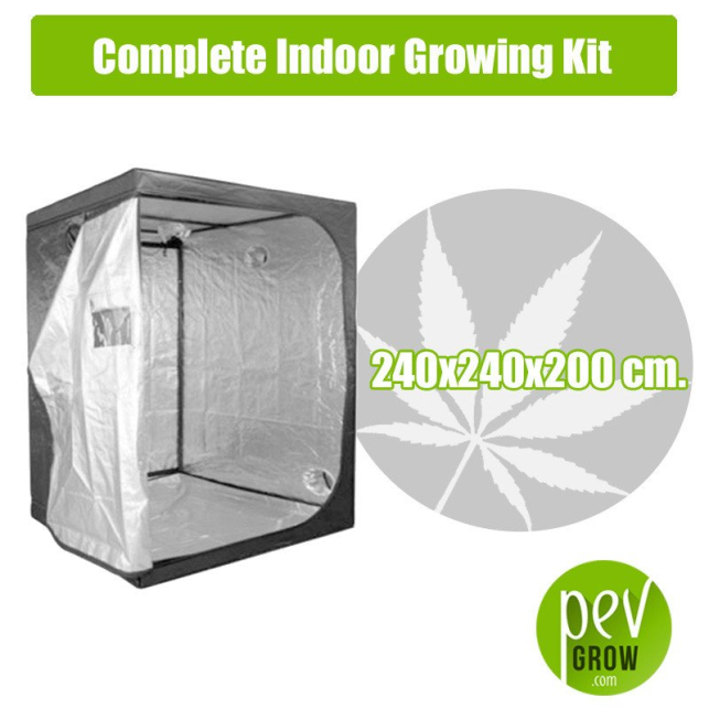 Complete Indoor Growing Kit 240X240X200 cm.