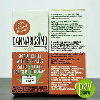 Café Cannabissimo en capsules