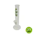 Bong de cristal hoja