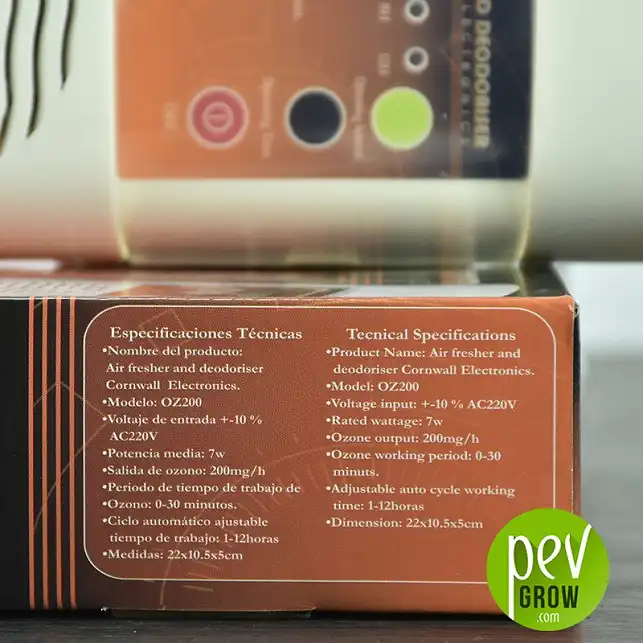 Generador de Ozono Cornwall Electronics