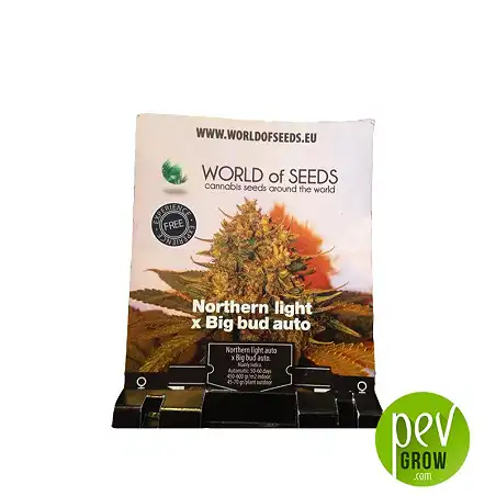 Northern Light x Big Bud Auto - World of Seeds package