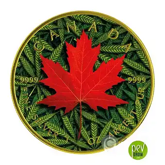 Silver coin 5 Canadian...