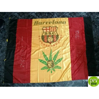 Bandera Del Barcelona Sporting Club De Guayaquil (Ecuador)