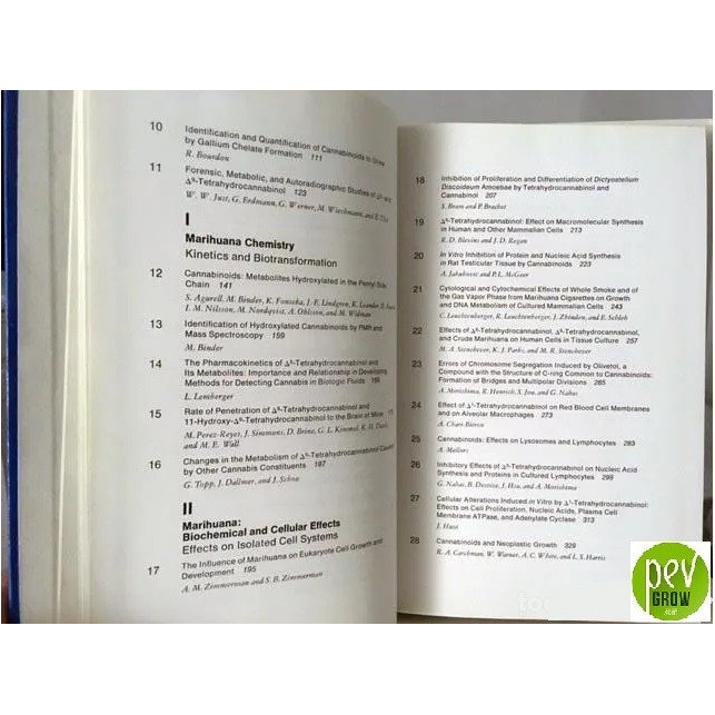 Libro Marihuana. Química y efectos celulares (inglés)