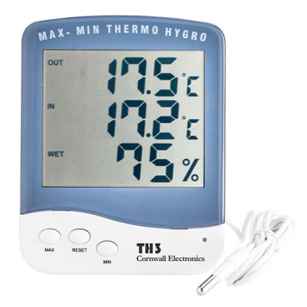 Digital Thermohygrometer with Probe TH3