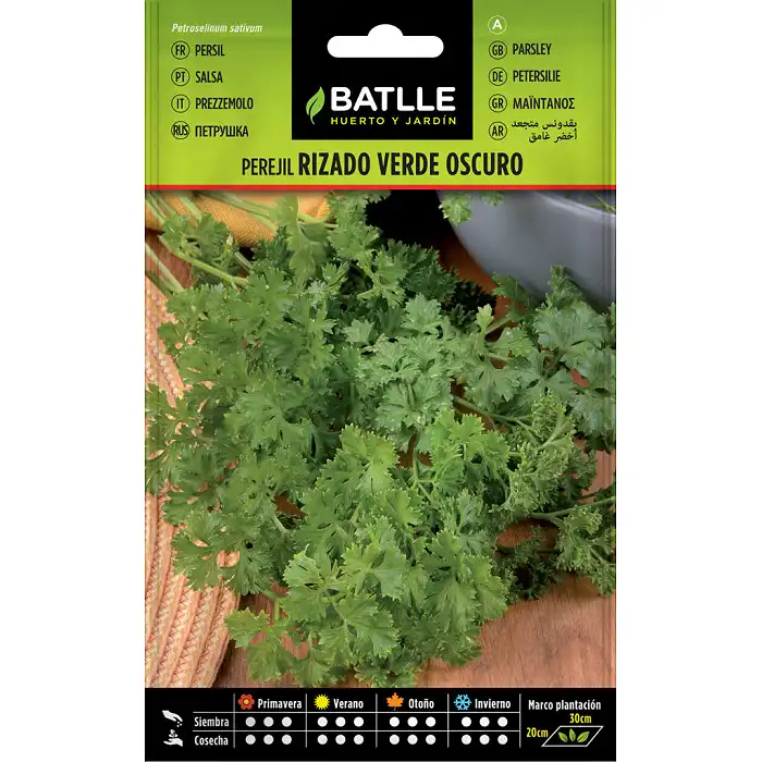 Perejil Rizado Verde Oscuro 7gr.