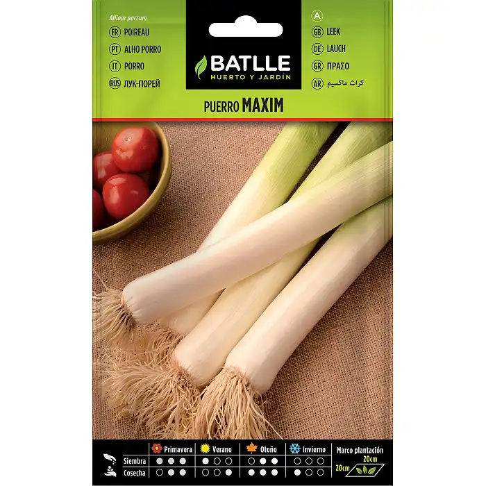 Semillas de Puerro Maxim 5gr