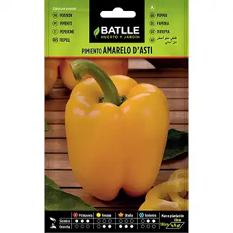 Yellow Square Pepper Seeds 1gr.