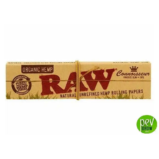 Raw Connoisseur Organic King Size Slim + Tips