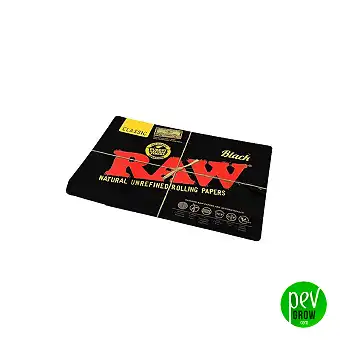 Raw Tapis de souris noir