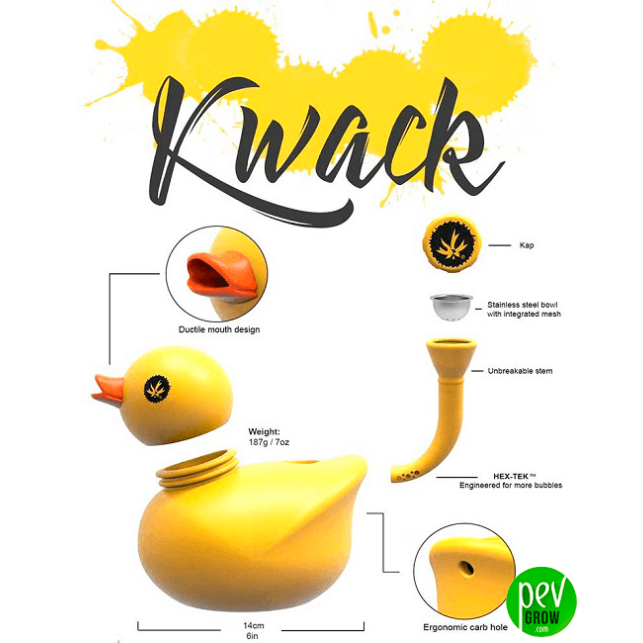 PieceMaker Kwack Duck Silicone Bong Pipe