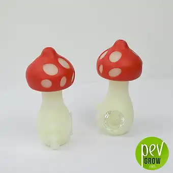 Fénylő Szilikon Gomba Pipa...
