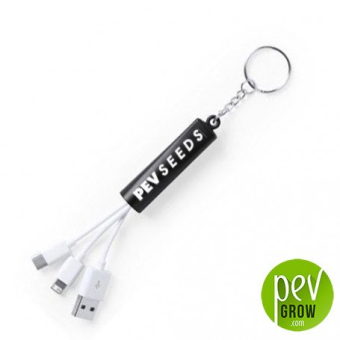 Porte-clés PEV avec chargeur USB