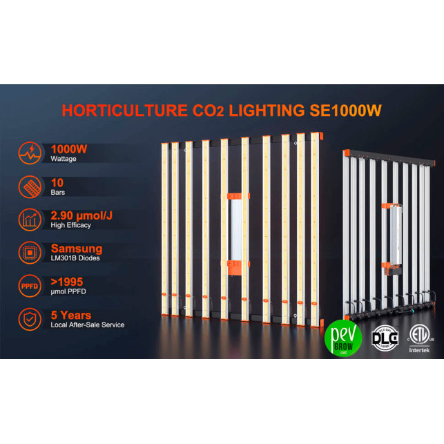 Spider Farmer SE 1000W LED Grow Light CO2
