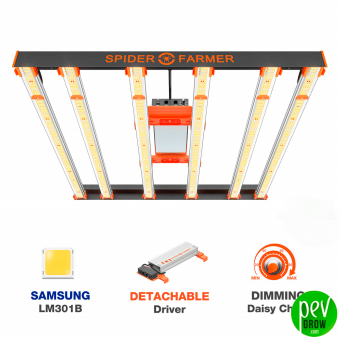 Spider Farmer SE5000 480W Led Grow Light Dimmerabile