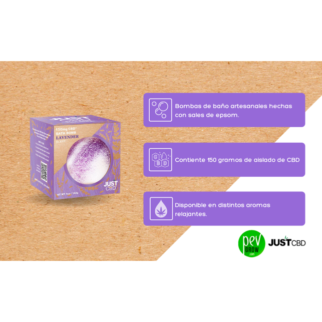 Bombas de baño de CBD