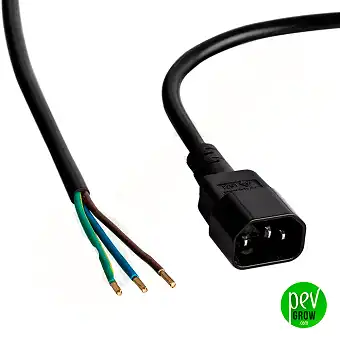 Cable with triple male plug