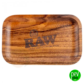 Raw wooden rolling tray