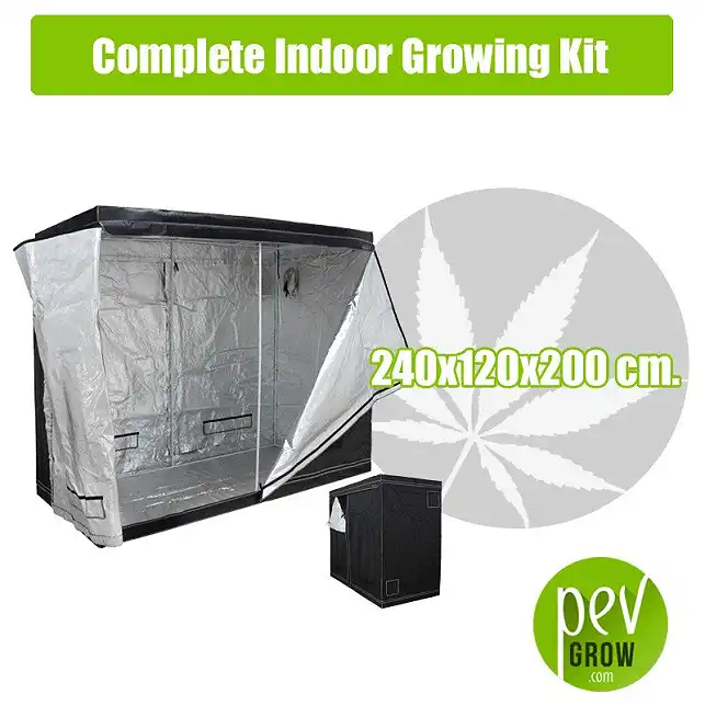 Complete Indoor Growing Kit 240x120x200 cm.