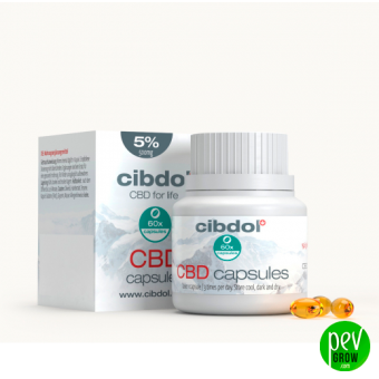 Compra Cibdol Cápsulas CBD Blandas (60 cápsulas)