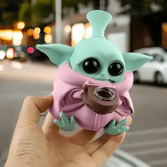 Alien Silicone Bong 13cm