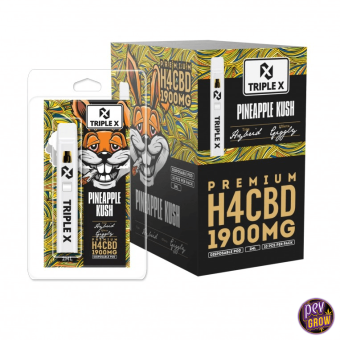 Buy Vaper Disposable Triple X H4CBD Pineapple Kush 2ml Acan