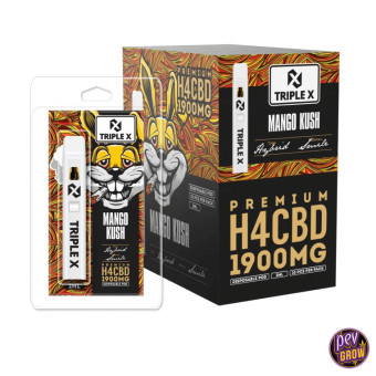Buy Disposable Vaper Triple X H4CBD Mango Kush 2ml Acan