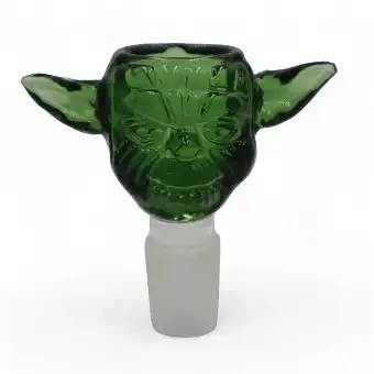 Bong Bowl Glass Alien Green...