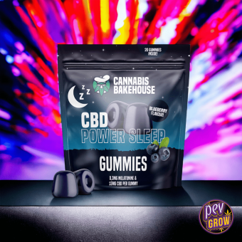 Compra Gummies CBD Bakehouse Power Sleep con 15mg CBD y Melatonina