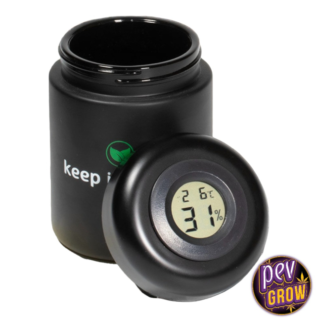 Buy KIF Curing Can with Hygrometer at Pevgrow.